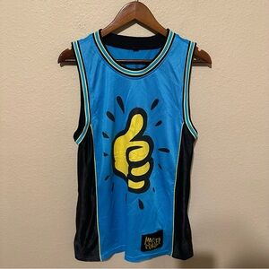 Mac Miller 92 Thumbs Up Blue Basketball Jersey